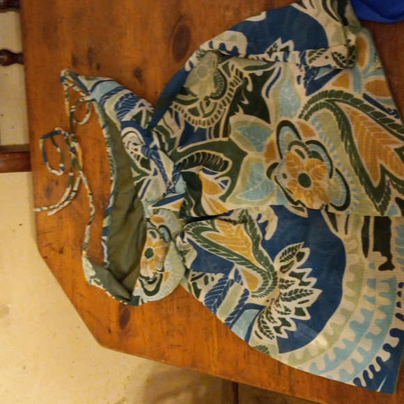 Small halter top by A. Beyer green tea colored - Picture 2 of 2